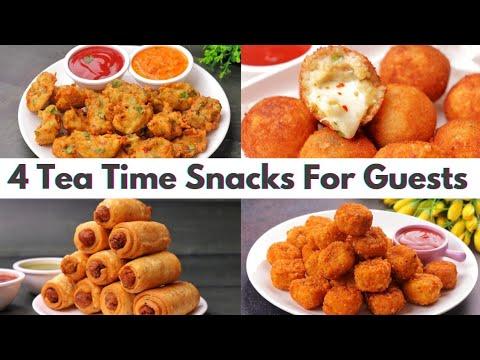 4 New & Easy Tea-Time Snacks Recipes For Guests | Easy Snacks Recipes