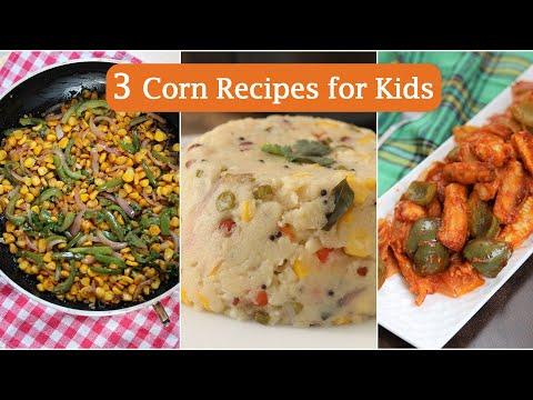 3 Simple & Easy Corn Recipes for Kids | Perfect Evening Tea Time Snacks | Easy Snack Recipes