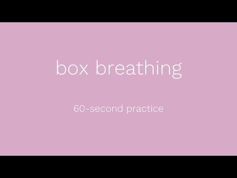 BOX BREATHING 60-SECOND PRACTICE WITH JILLIAN PRANSKY