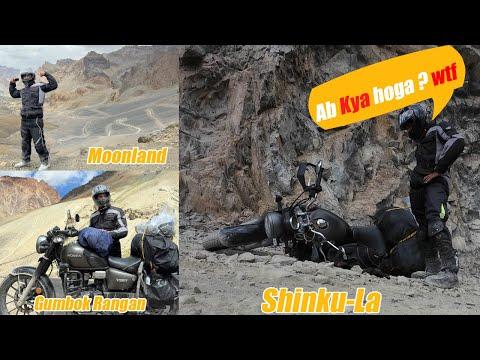 LEH LADAKH SOLO BIKE RIDE NE JAAN LELI  - Testing Endurance & Strength (Part 3 )