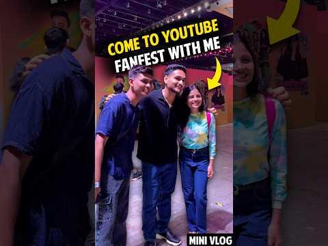 YouTube Fanfest 2024 Vlog | YTFF 2024 | Anmol Sachar