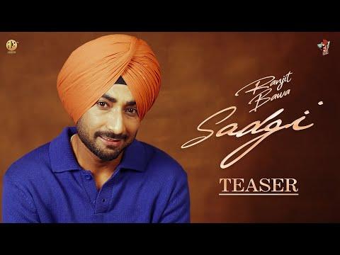 SADGI (Teaser) | Ranjit Bawa | Melodic Gabru Album | Full video 4th october