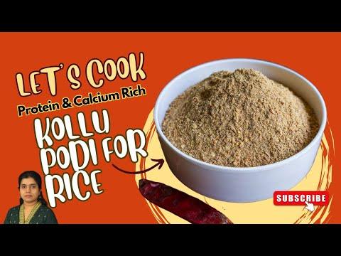 Kollu podi for Rice - Horse Gram Powder