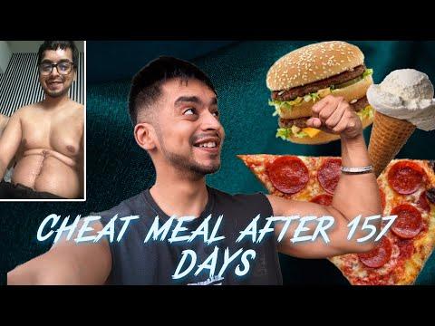 My first cheat meal after 157 Days of dieting