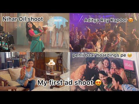 Aditya Roy Kapoor ke sath shoot 🥹|| Hoardings lage pehli baar 🧿||