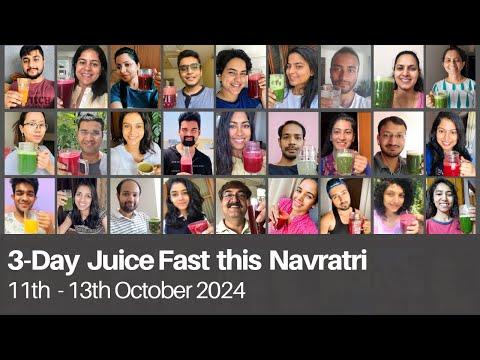 Join the 3-Day Juice Fast | Starting 8th November | Online Workshop