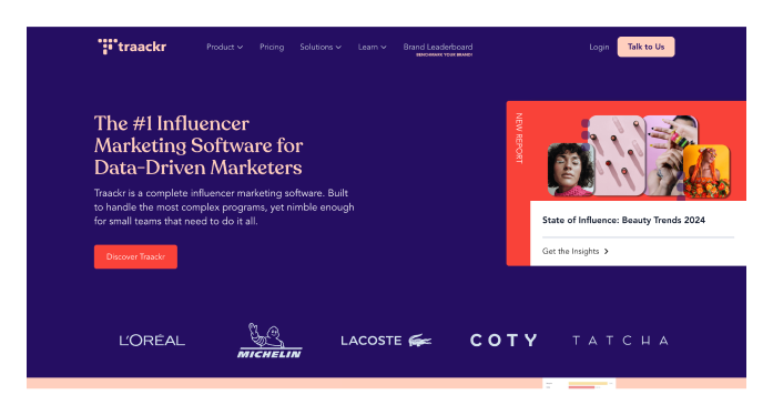 traackr influencer marketing software 