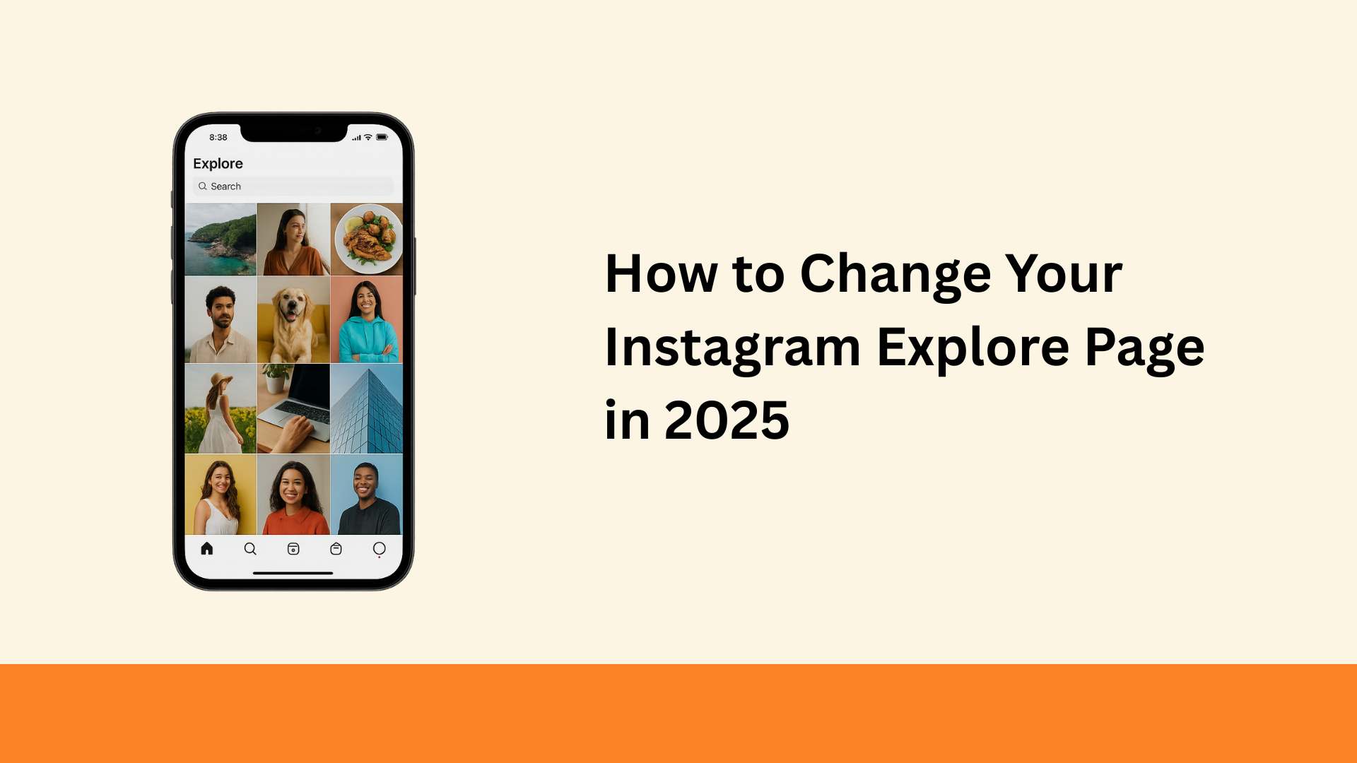 change your Instagram explore page